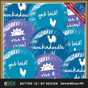EXS Promotional Condoms Cockerel Design (200 Pack)