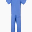 Light Blue NHS Compliant Reversible Scrub Suit Set additional 2