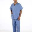 Light Blue NHS Compliant Reversible Scrub Suit Set additional 4