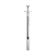 Unisharp 1ml 30G Fixed Needle Syringe - White (12mm Needle)