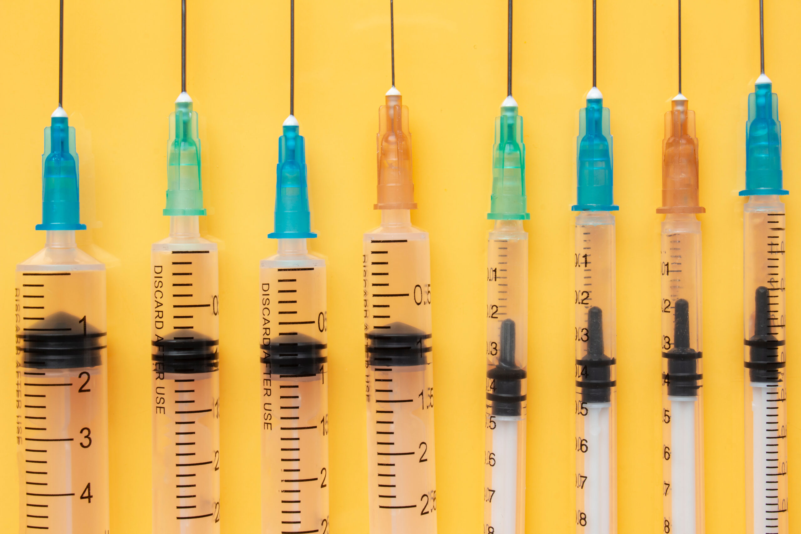 Standard Syringe Sizes Standard Syringe Sizes
