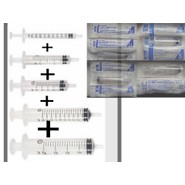 Terumo Disposable Syringes Selection Pack (1ml, 2ml, 5ml, 10ml & 20ml)