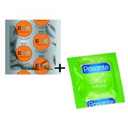 Climax Delay Condoms Combo - EXS Delay Endurance & Pasante Infinity (Delay)