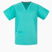 Jade Green NHS Medical Compliant Reversible Scrub Suit Tunic (Top Only) additional 1