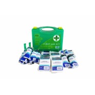 HSE Compliant 10 Person Premium First Aid Kit With Wall Bracket (QF1111)