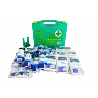 HSE Compliant Premium 20 Person First Aid Kit With Wall Bracket (QF1121)