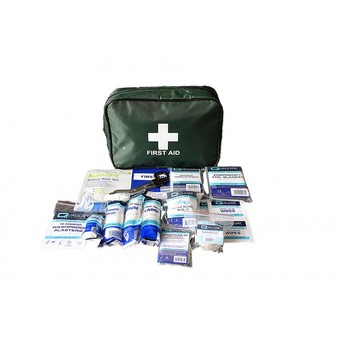 BSI Regulated Travel First Aid Kit with free Tuffcut scissors & Pouch (QF2500)