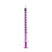 1ml Luer Slip Individual Syringe (White or Purple Plunger) additional 6