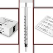 1ml Luer Slip Individual Syringe (White or Purple Plunger) additional 1