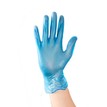 Aurelia Delight Blue Powdered Vinyl Gloves additional 2