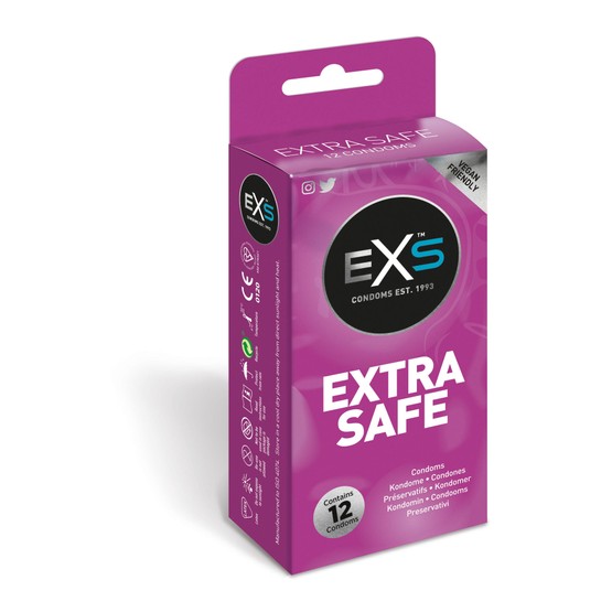 EXS Extra Safe Thicker Condoms