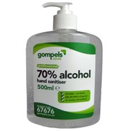 Gompels Alcohol Based Hand Sanitiser (500ml)
