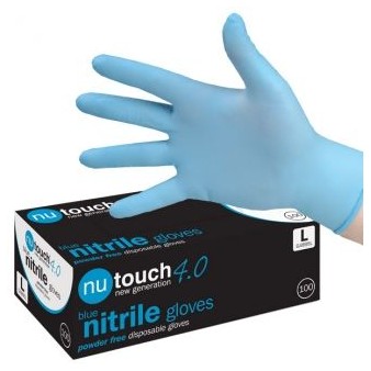 Nutouch Blue Nitrile 4.0 Gloves