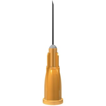 Unisharp Orange 25G 16mm (5/8 inch) Short needles