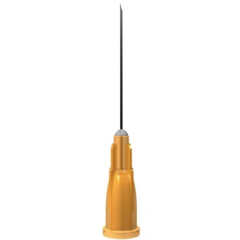 Unisharp Orange 25 gauge 25mm (1 inch) needles
