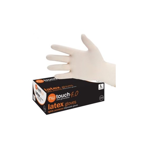 Nutouch Latex Lightly Powdered 4.0 Gloves