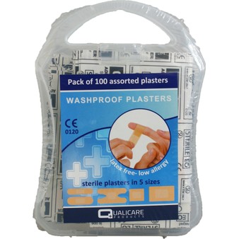 Washproof Plastic Box Assorted 5 (100)