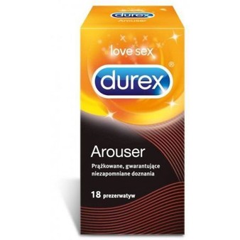 Durex Arouser Box of 18 'Tickle Me' Ribbed Condoms