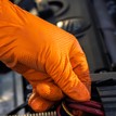 Aurelia Ignite 7.0 ml Thick HEAVY DUTY Textured Orange Nitrile Mechanical Gloves additional 6