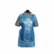 Blue Disposable Flat Packed Aprons pack of 100