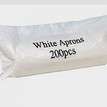 White Disposable Aprons on a Roll - 200 additional 1