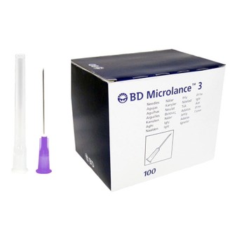 BD Microlance 3 Needles - 24g - 1" - Purple