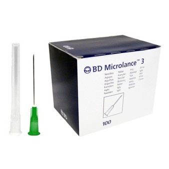 BD Microlance 3 Needles - 21g - 1.5" - Green