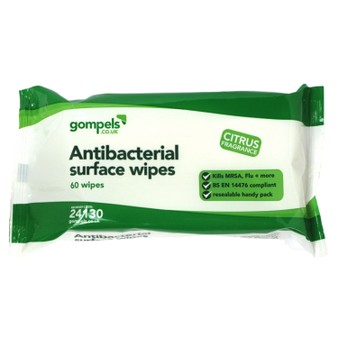 Sanell Antibacterial Surface Wipes 60 Pack