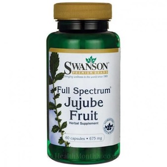 Swanson Full-Spectrum Jujube Fruit 675Mg 60 Capsules