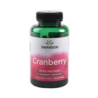 Swanson Cranberry 20:1 Concentrate 180 Softgels