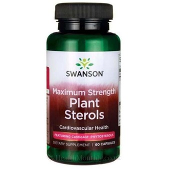 Swanson Ultra Maximum Strength Plant Sterols CardioAid 400mg 60 Capsules