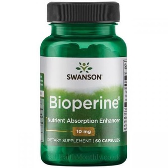 Swanson Ultra Bioperine Nutrient Absorption Enhancer 10Mg 60 Capsules (EPIRY 01/22)