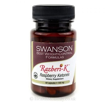 Swanson Raspberry Ketones (Razberi-K) 100mg - 60 Capsules