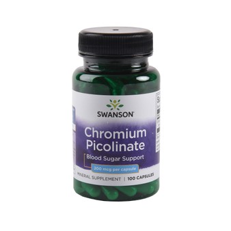 Swanson Chromium Picolinate 200mcg - 100 Capsules