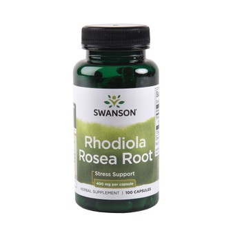 Swanson Rhodiola Rosea Root 400mg - 100 Capsules EXPIRY 3/22