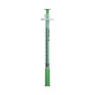 Unisharp 1ml 29 Gauge Fixed Needle Syringe: Green (12mm Needle) additional 1