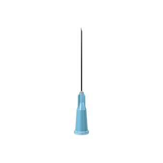 Long Braun Sterican Blue 23G 30mm (1¼ inch) needle (box of 100)