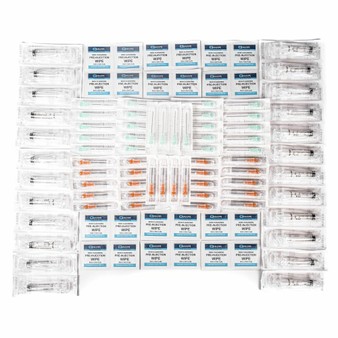 24 Week Injection Cycle Pack - BBraun (21g + 25g) Needles, 5ml Syringes & Swabs