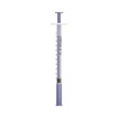Unisharp 1ml 27 Gauge Fixed Needle Syringe: Violet (12mm Needle) additional 1