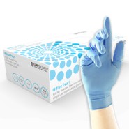 Unigloves Blue Pearl Nitrile Gloves