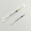 Clickzip Safety Syringe 1ml Fixed Retractable Needle & Syringe Orange 25g x 25mm additional 5