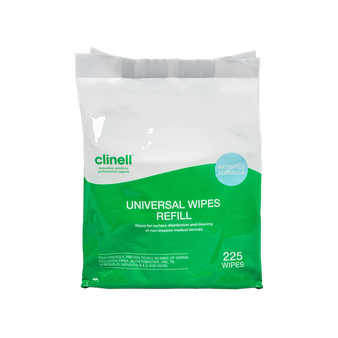 Clinell Universal Wipes REFILL- Bucket of 225
