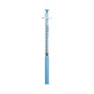 Unisharp 1ml 23G 32mm (1¼ inch) fixed blue needle syringe additional 1