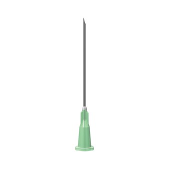 BBraun: Green 21G 40mm (1½ inch) needle
