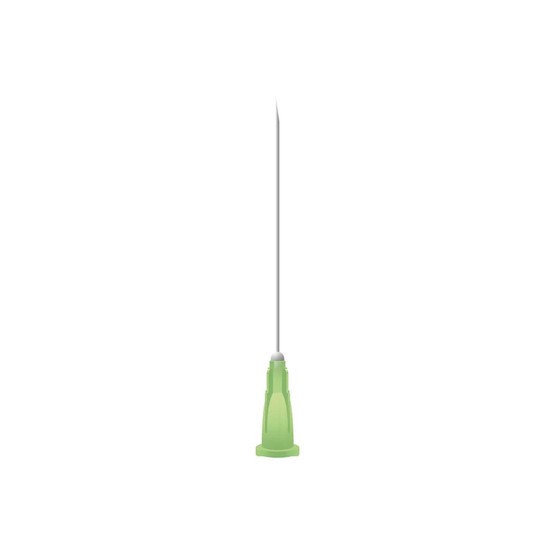 Terumo Agani Hypodermic Needle Green 21G x 2" Box of 100
