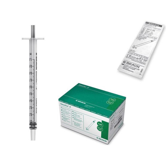 1ml B Braun Omnifix 3 Part Syringes