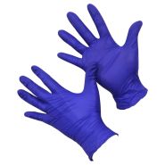 Box of 200 Gloveman Cobalt Blue Stretch Nitrile Powder Free Gloves alternative