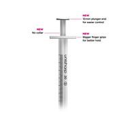 Unisharp 1ml 30G Fixed Needle Insulin Syringe - White (12mm Needle) alternative