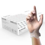 Uniglove Box of 100 Clear Powdered Vinyl Gloves alternative