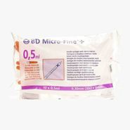 BD Microfine Insulin Syringe &amp; Needles 0.5ml, 30g x 8mm alternative